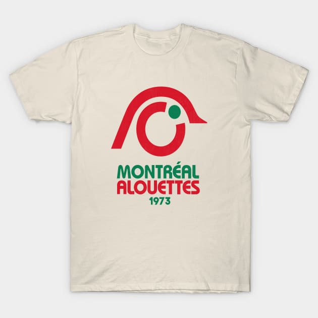 RETRO Montreal Alouettes Football 1973 T-Shirt by LocalZonly